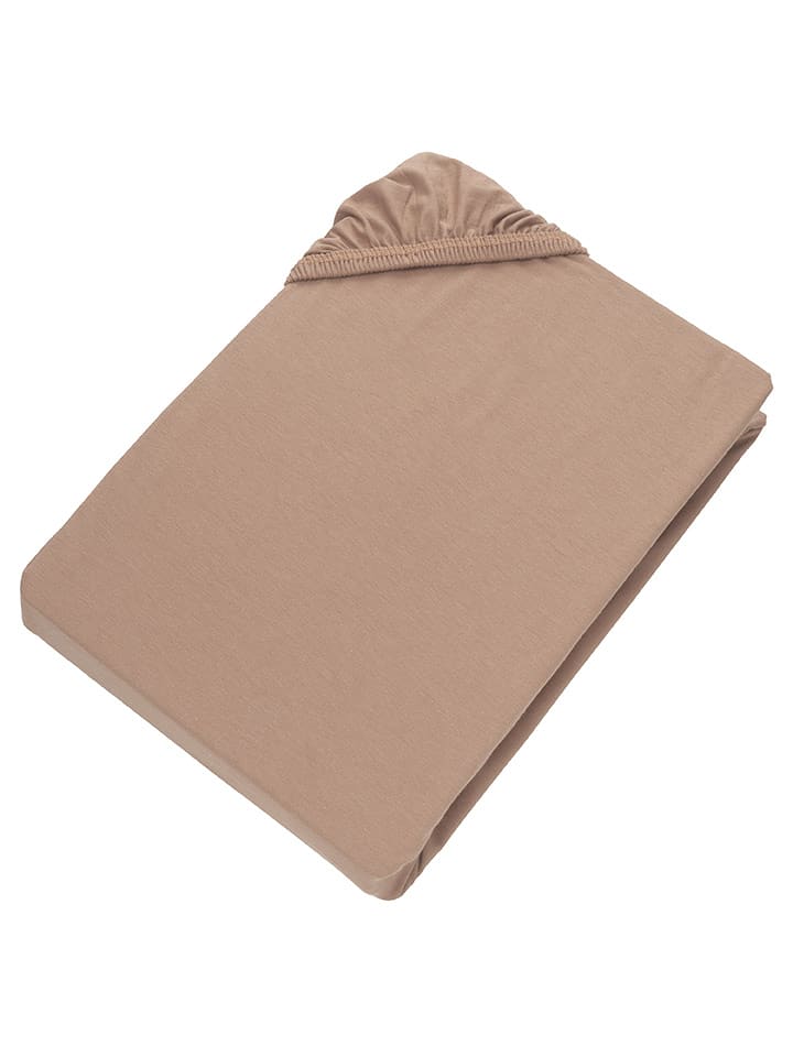 ESPRIT Dżersejowe prześcieradło w kolorze kremowym na gumce rozmiar: 100x200 cm