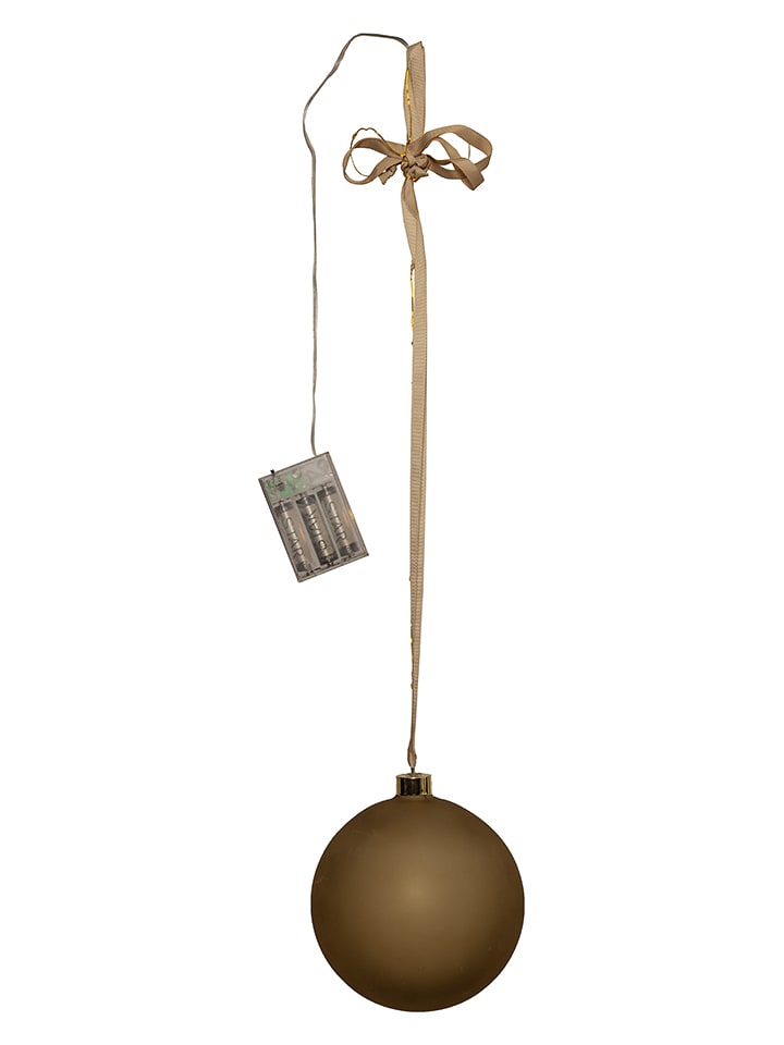 STAR Trading Kula LED "Bliss" w kolorze złotym - dł. 15 cm rozmiar: onesize