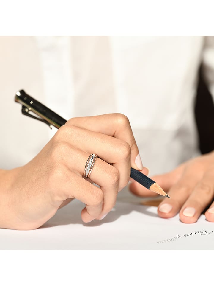 CARATELLI Złoty pierścionek "Malia" z diamentami rozmiar: 54