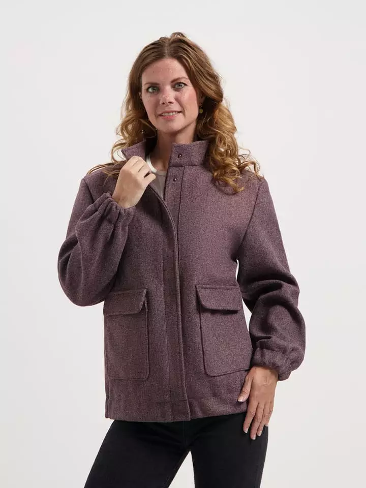 TRAVELIN' Kurtka przejściowa w kolorze fioletowym rozmiar: XXL