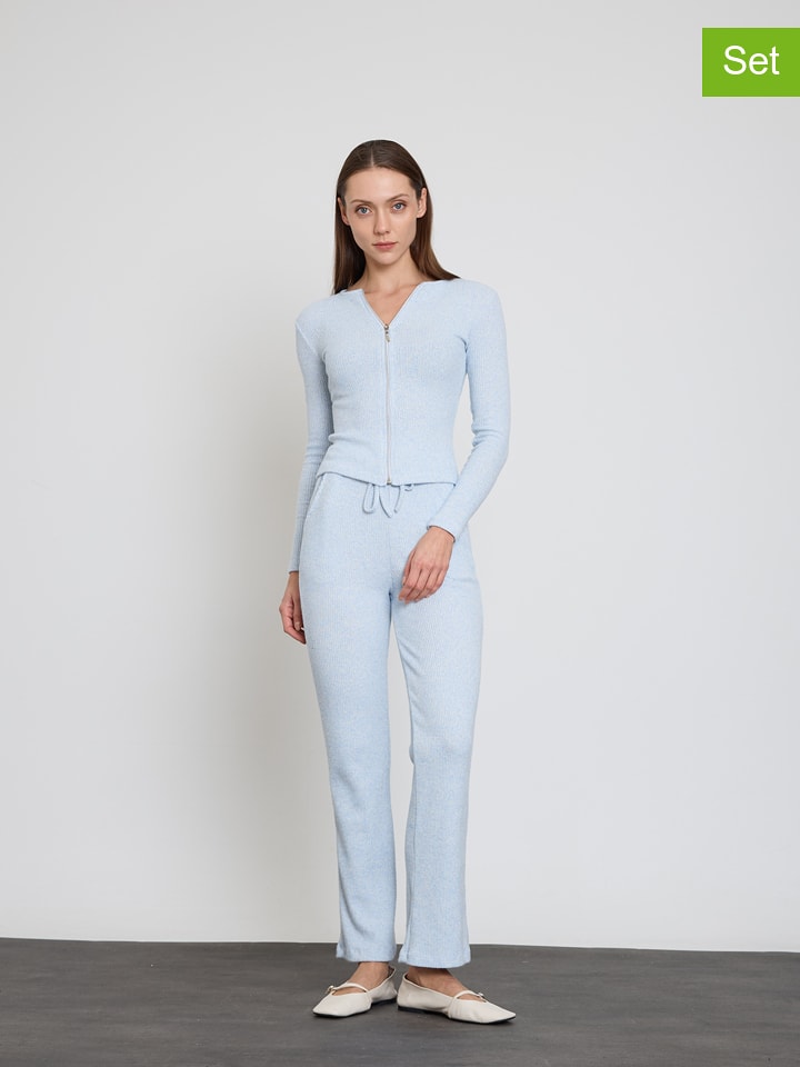 BGN 2-częściowy zestaw w kolorze błękitnym rozmiar: 36