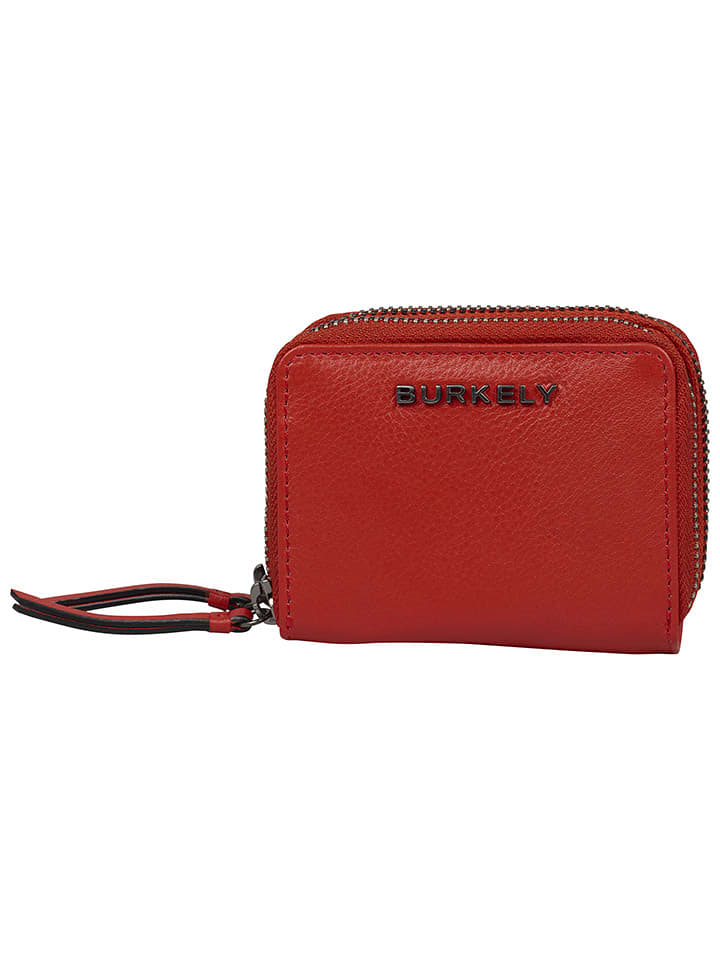 Burkely Skórzany portfel "Rock Ruby" w kolorze czerwonym - 11 x 9 x 3,5 cm rozmiar: onesize