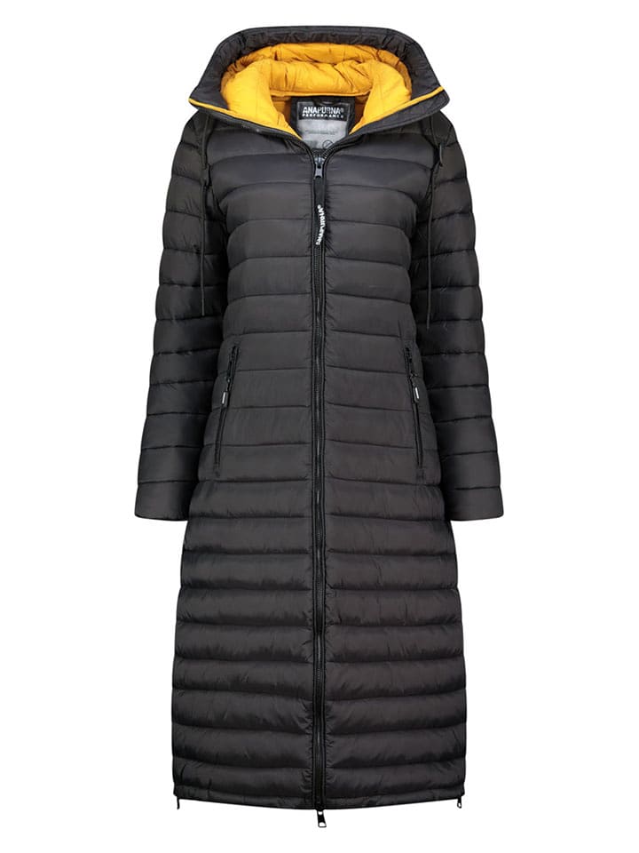 ANAPURNA Płaszcz pikowany "Azulana" w kolorze czarnym rozmiar: XXL