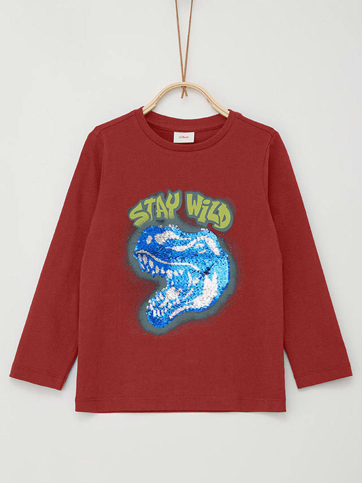 s.Oliver Koszulka w kolorze czerwonym rozmiar: 92/98