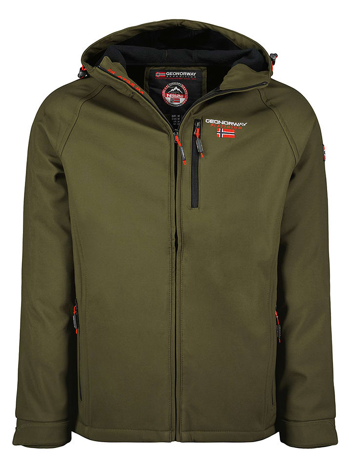 Geographical Norway Kurtka softshellowa "Takito" w kolorze khaki rozmiar: M