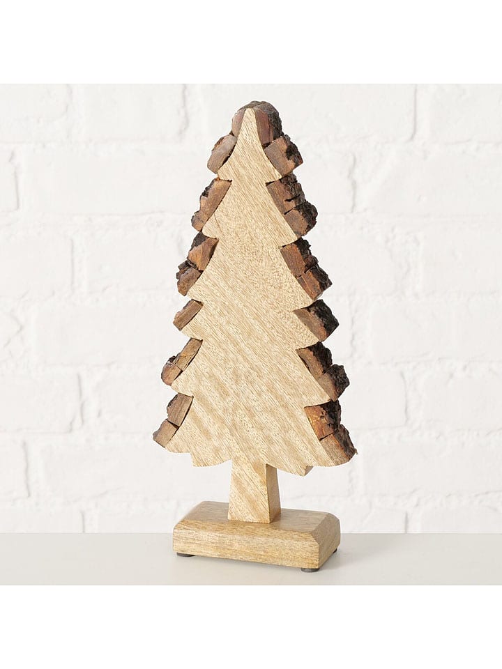 Boltze Dekoracja "Barka" w kolorze beżowym - wys. 31 cm rozmiar: onesize