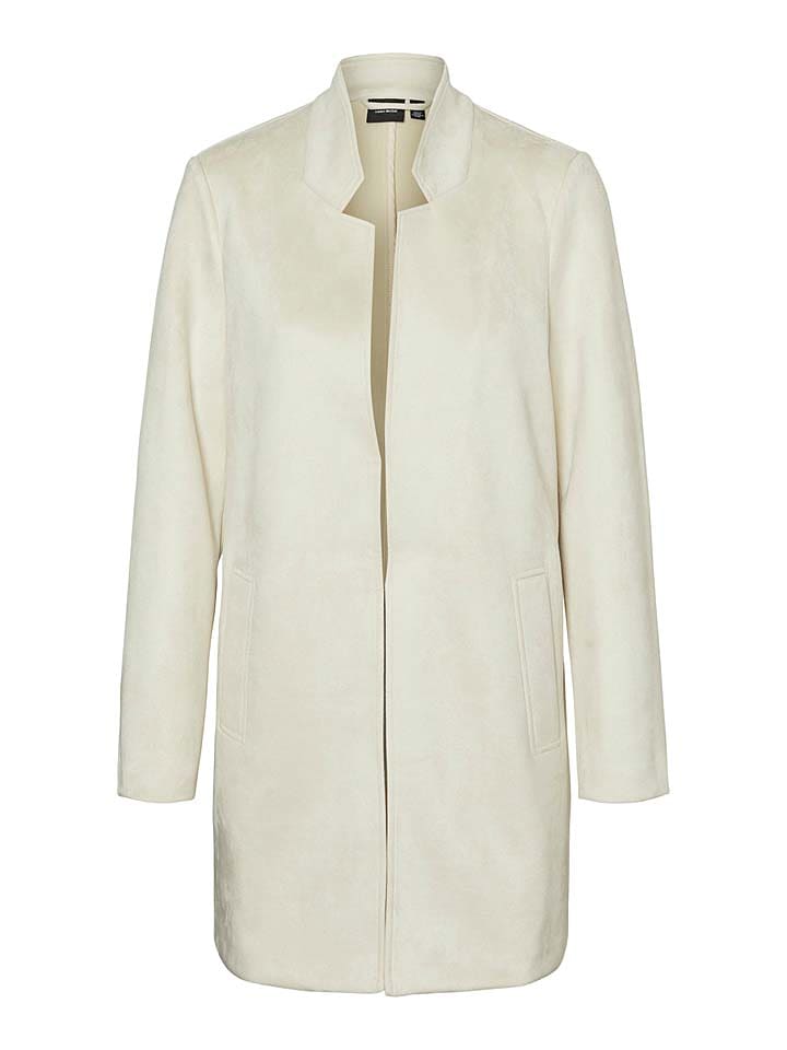 Vero Moda Płaszcz przejściowy w kolorze kremowym rozmiar: L