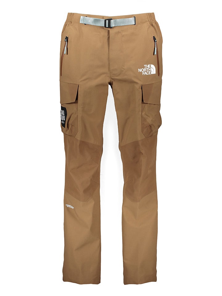 The North Face Spodnie softshellowe "Soukuu" w kolorze jasnobrązowym rozmiar: XL