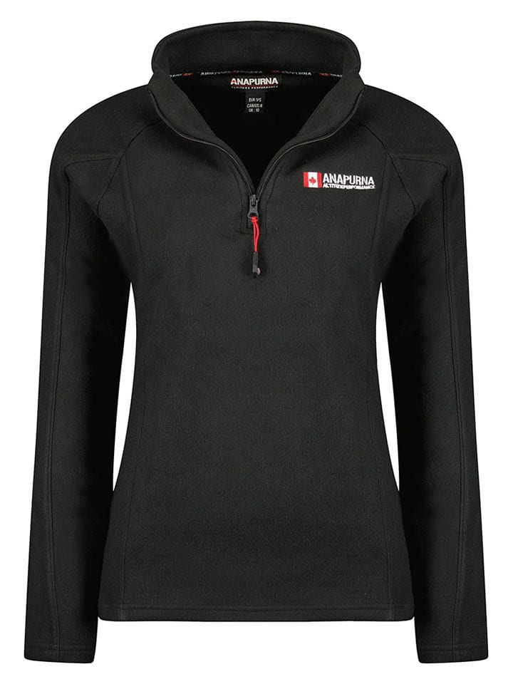 ANAPURNA Bluza polarowa "Tonneau" w kolorze czarnym rozmiar: XL