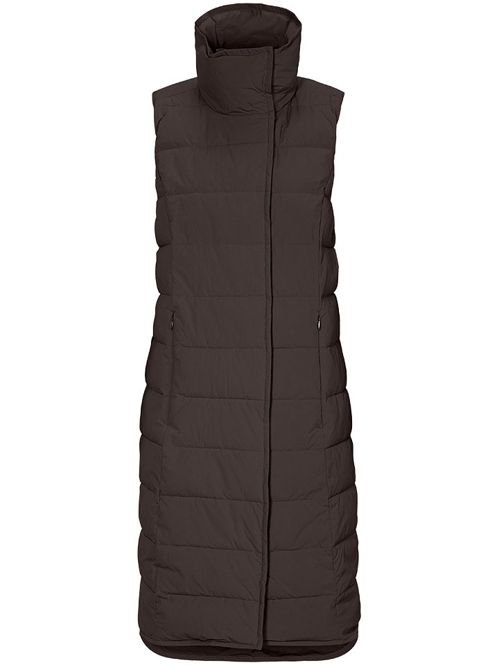 Didriksons Kamizelka pikowana "Yrsa" w kolorze brązowym rozmiar: 34