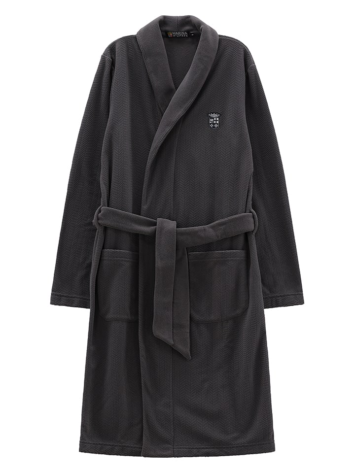 maryplaid Szlafrok w kolorze antracytowym rozmiar: XXL