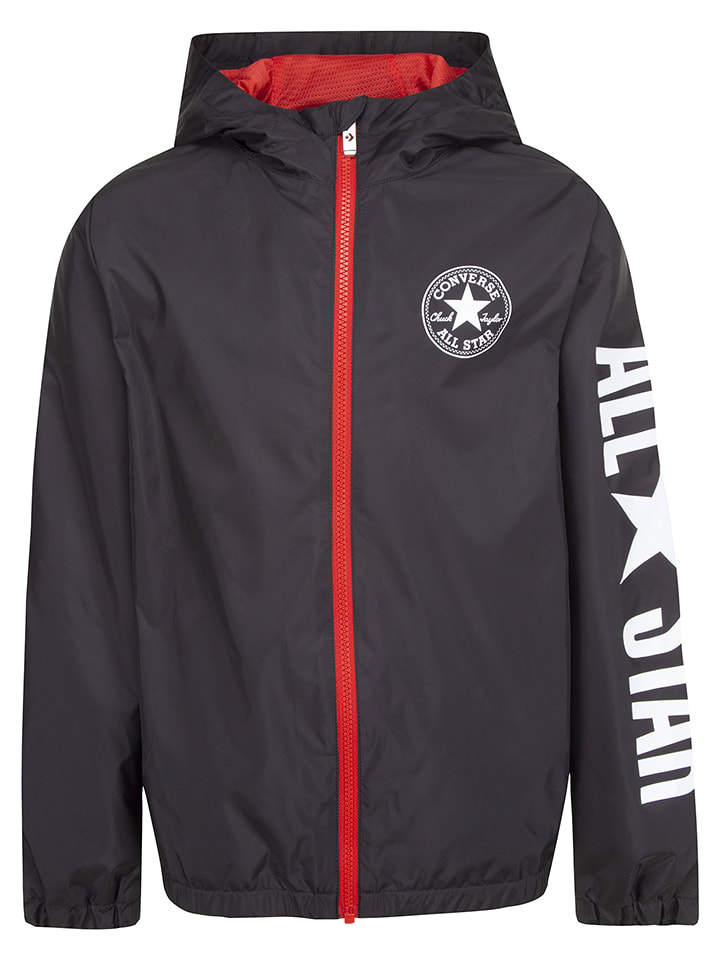 Converse Kurtka przeciwwiatrowa w kolorze antracytowym rozmiar: 152/158