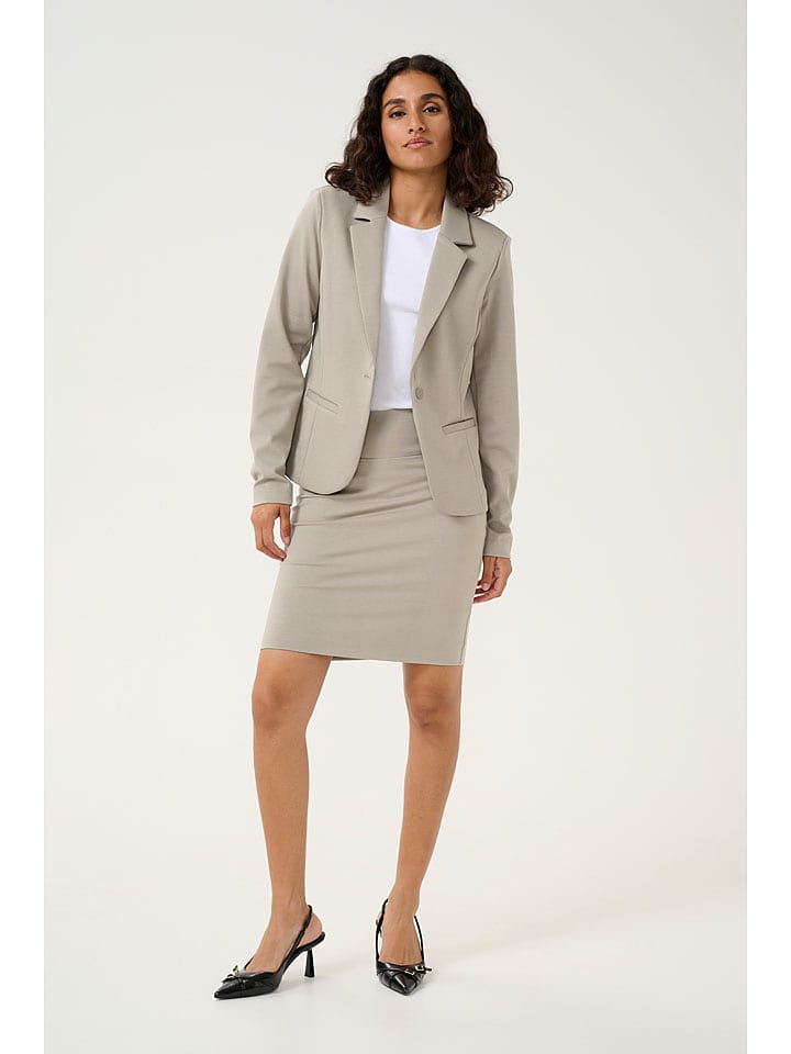 Kaffe Blezer w kolorze beżowym rozmiar: S