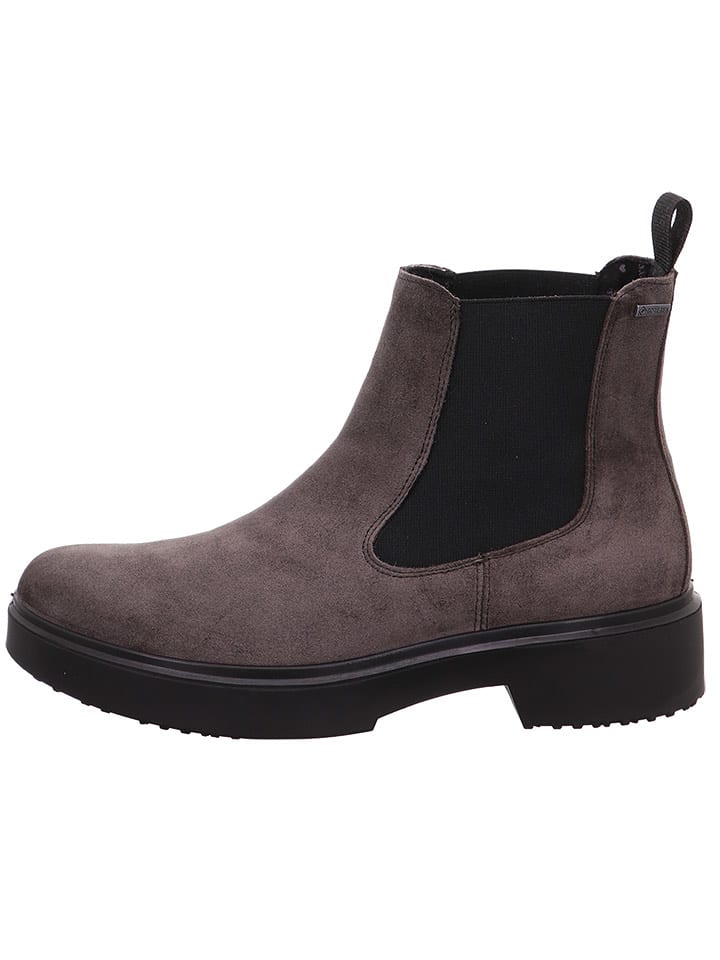 Legero Skórzane sztyblety "Angel-Ossido" w kolorze szarym rozmiar: 42,5