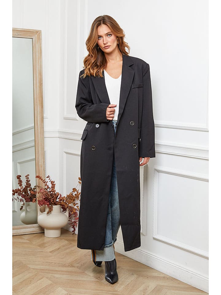 Joséfine Płaszcz przejściowy "Olam" w kolorze czarnym rozmiar: S