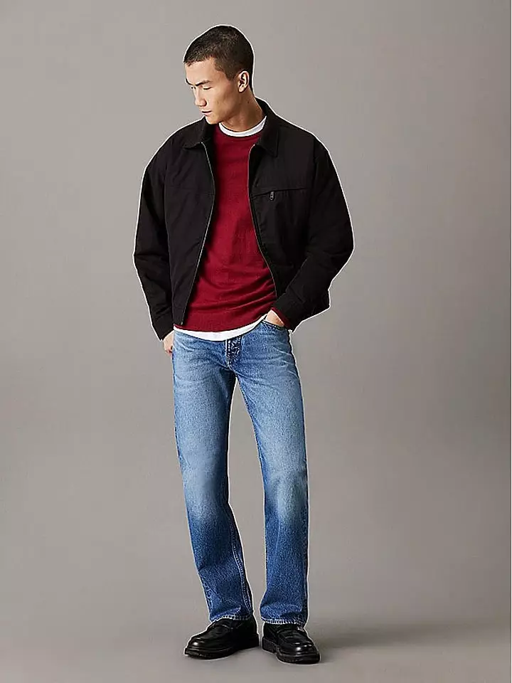 Calvin Klein Dżinsy - Regular fit - w kolorze niebieskim rozmiar: W34/L32