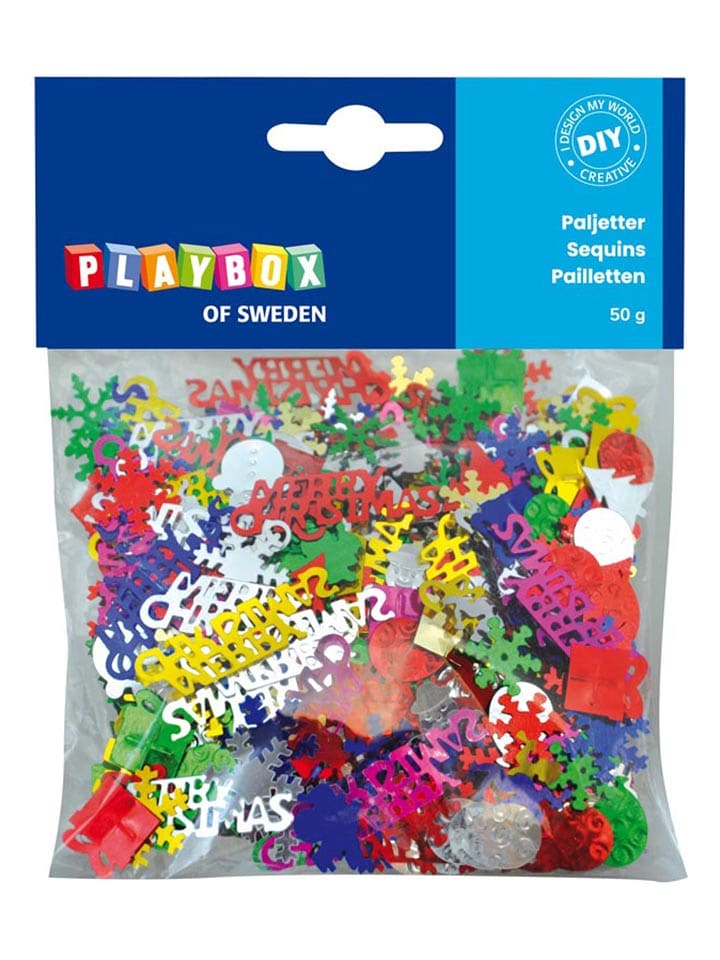 Playbox Cekiny (50 g) "Christmas" - 3+ rozmiar: onesize