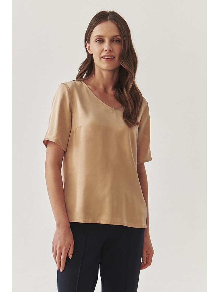 TATUUM Bluzka w kolorze beżowym rozmiar: 42
