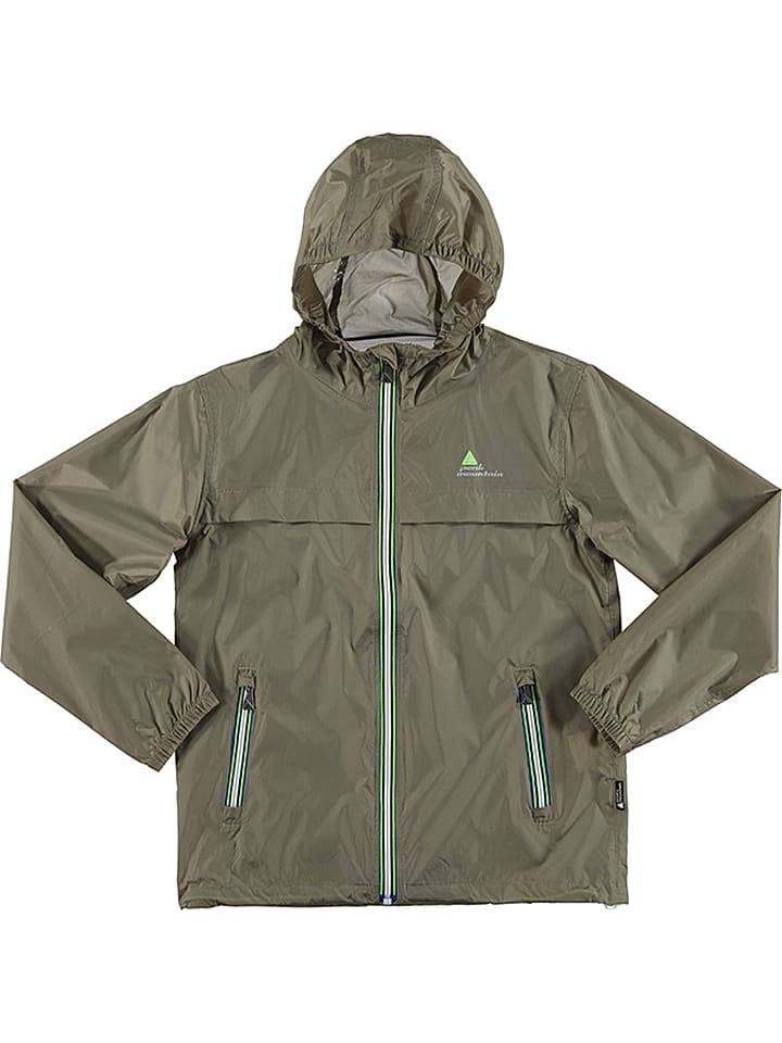 Peak Mountain Kurtka przeciwdeszczowa w kolorze khaki rozmiar: 152