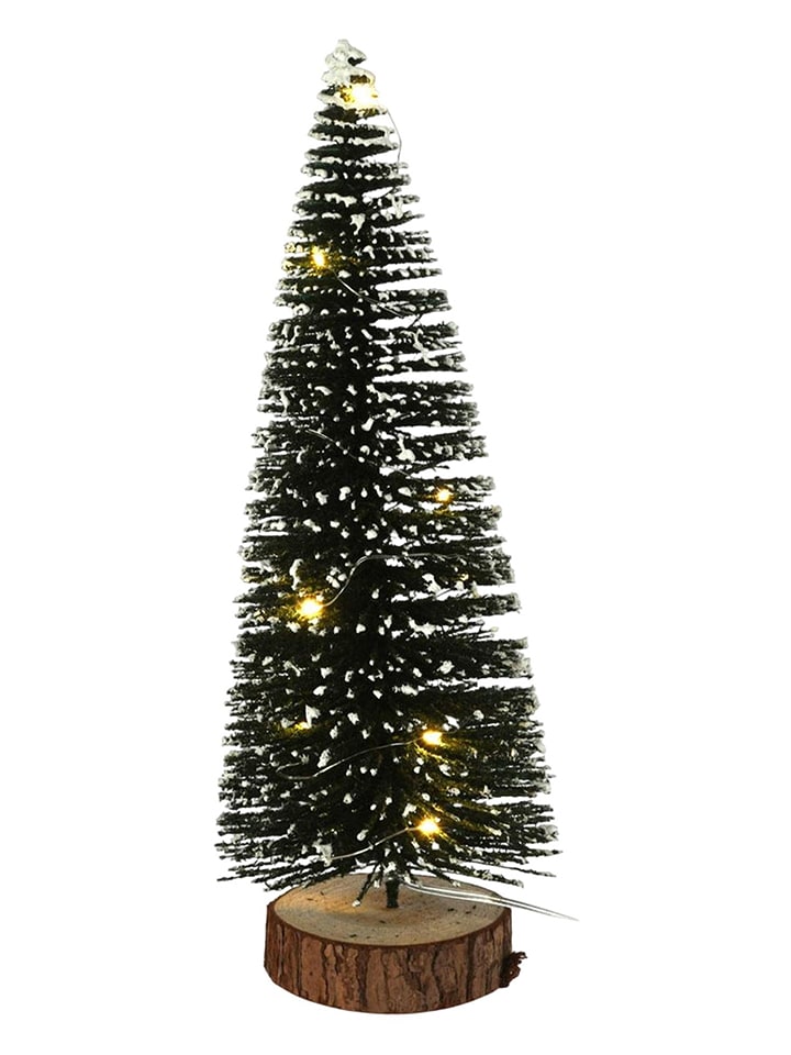 WellHome Drzewko dekoracyjne LED w kolorze zielonym - wys. 30 x Ø 12 cm rozmiar: onesize