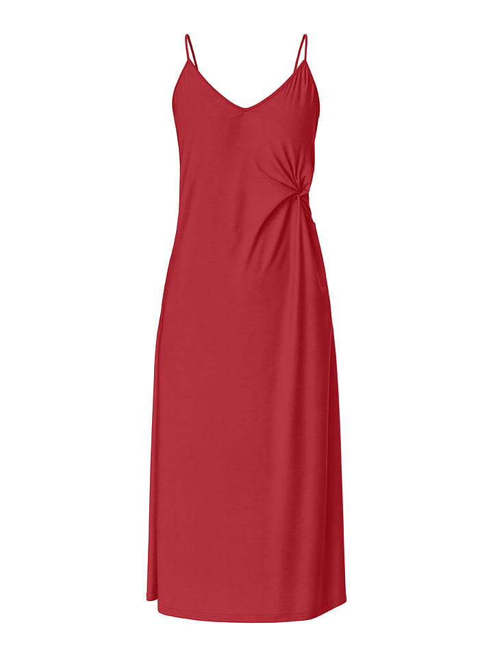 Pieces Sukienka "Anora" w kolorze czerwonym rozmiar: XL