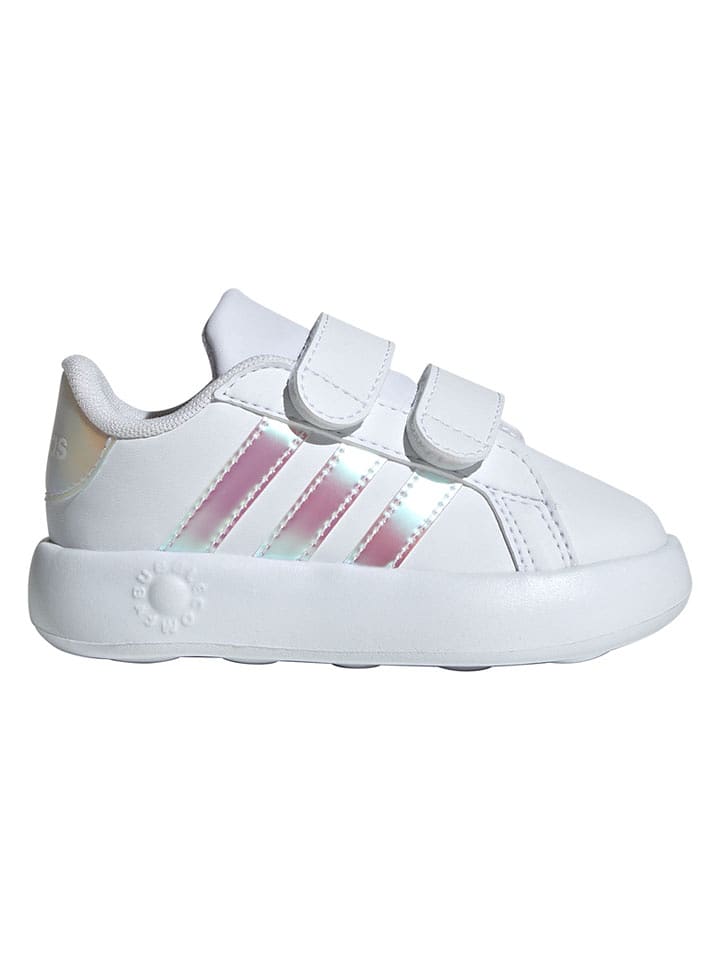 adidas Sneakersy "Grand Court 2.0" w kolorze biało-jasnoróżowym rozmiar: 26