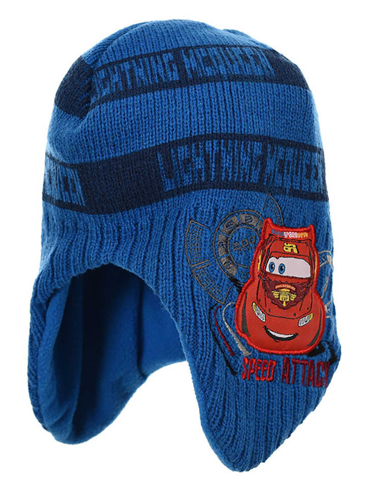 Disney Cars Czapka "Auta" w kolorze niebieskim rozmiar: 52 cm