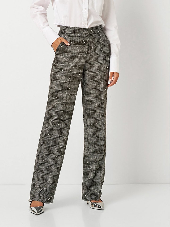 Rosner Spodnie "Luisa" w kolorze czarnym rozmiar: 46K