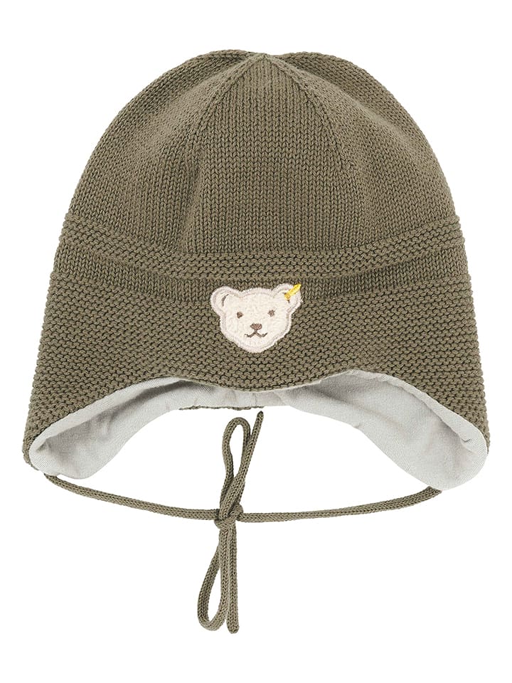 Steiff Czapka w kolorze khaki rozmiar: 37 cm