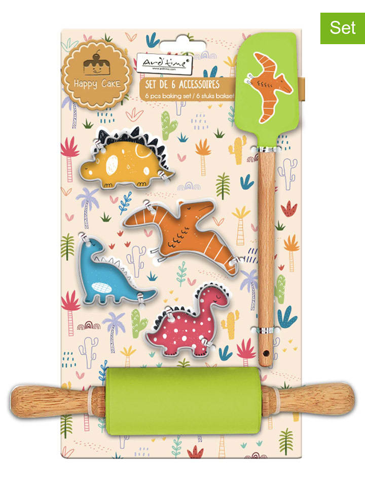 Ard'time 6-częściowy zestaw w kolorze zielonym rozmiar: onesize