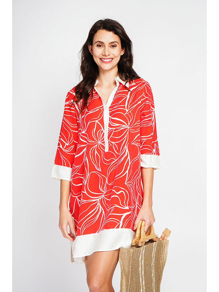 ASSUILI Sukienka w kolorze czerwonym rozmiar: 40