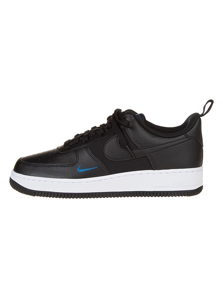 Nike Skórzane sneakersy "Air Force 1 Low 07" w kolorze czarnym rozmiar: 42,5