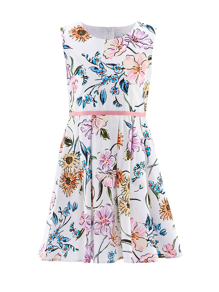 happy girls by Eisend Sukienka w kolorze kremowym rozmiar: 158