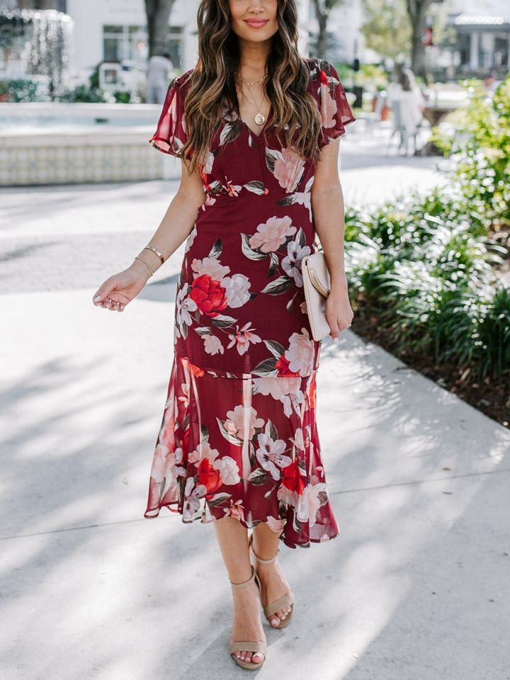 LA Angels Sukienka w kolorze bordowym rozmiar: XL