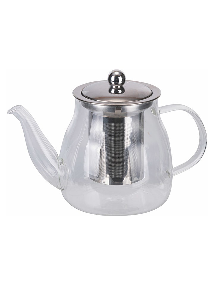 Villa d´Este Dzbanek w kolorze srebrnym do herbaty - 600 ml rozmiar: onesize