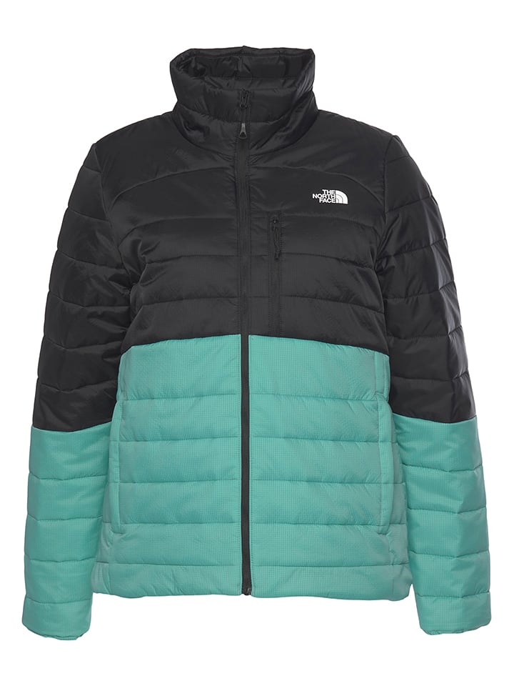 The North Face Kurtka pikowana w kolorze miętowo-czarnym rozmiar: XL