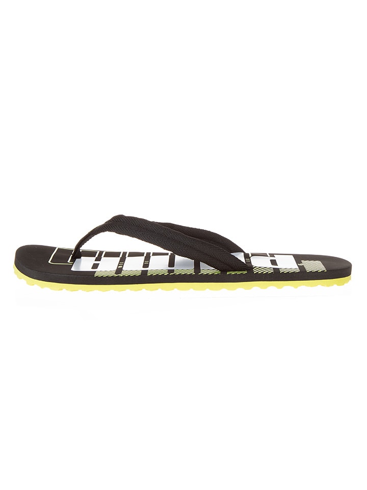 Puma Japonki "Epic Flip V2 Power" w kolorze czarno-żółtym rozmiar: 22