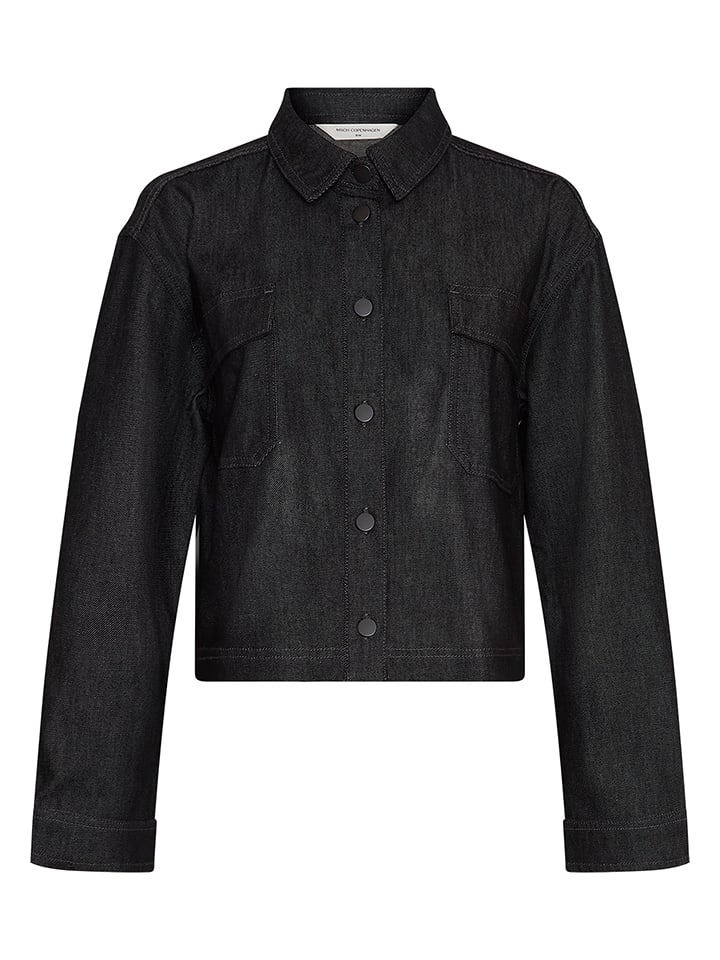 MOSS COPENHAGEN Kurtka dżinsowa w kolorze czarnym rozmiar: XS/S