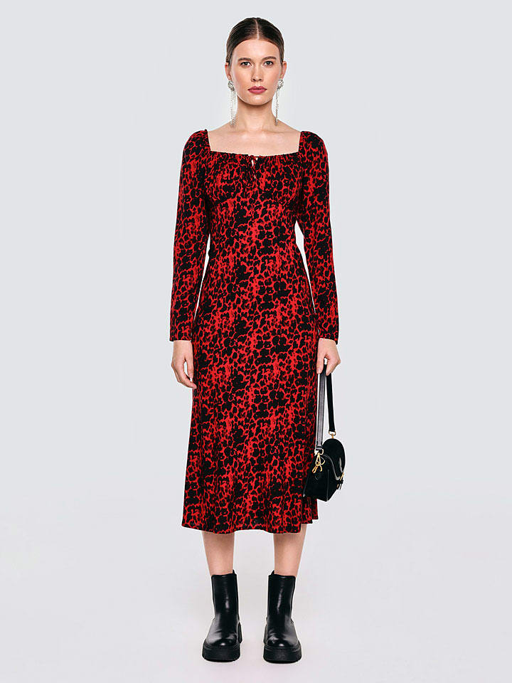 BIG STAR Sukienka w kolorze czerwonym rozmiar: S