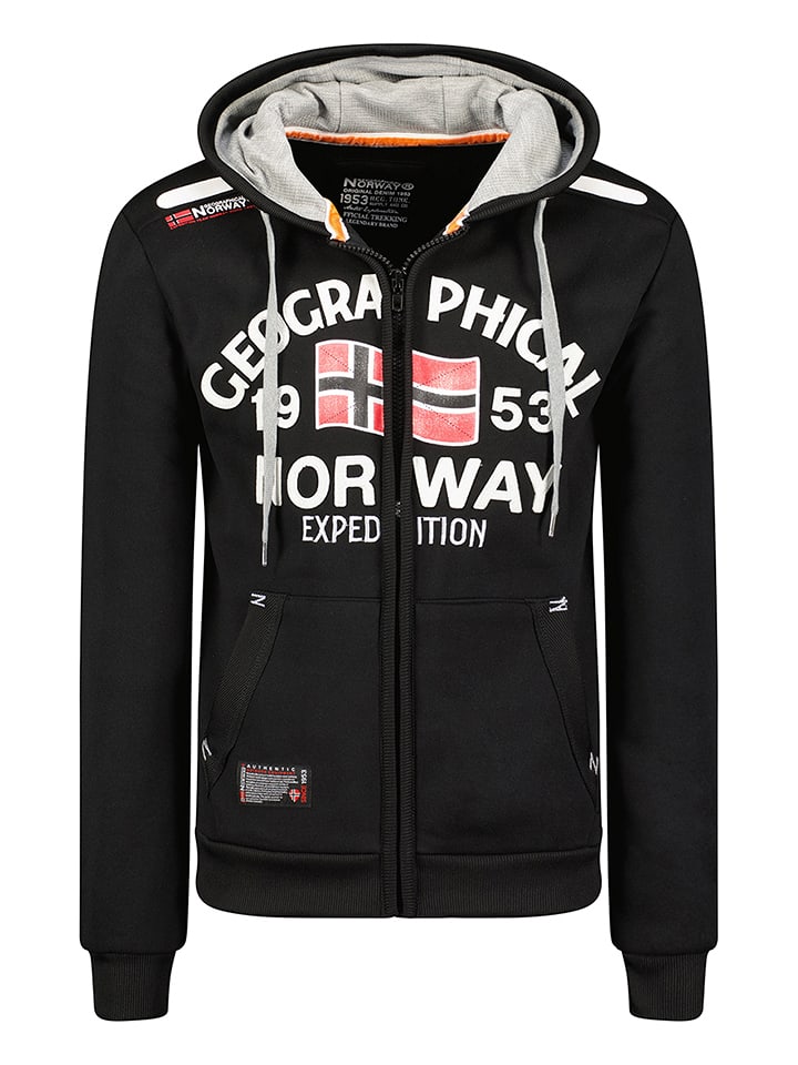 Geographical Norway Bluza "Flag" w kolorze czarnym rozmiar: XL