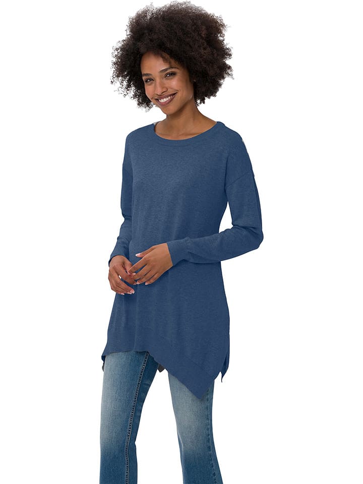 Heine Sweter w kolorze niebieskim rozmiar: 44