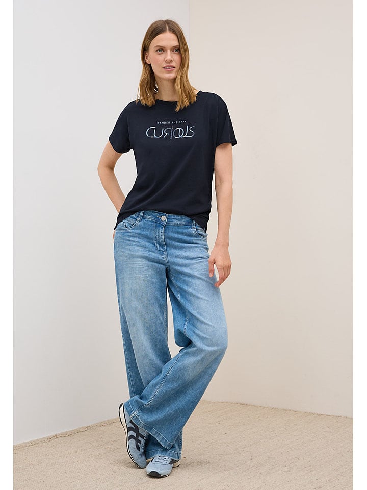 Cecil Koszulka w kolorze granatowym rozmiar: S