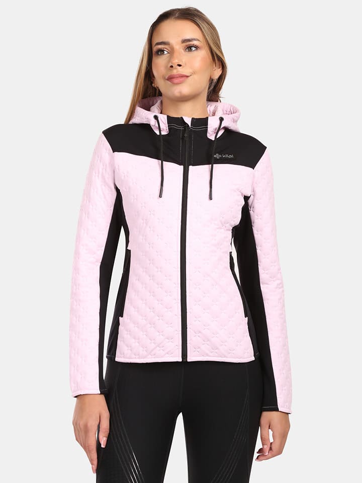 Kilpi Kurtka polarowa "Nevia" w kolorze jasnoróżowo-czarnym rozmiar: 42