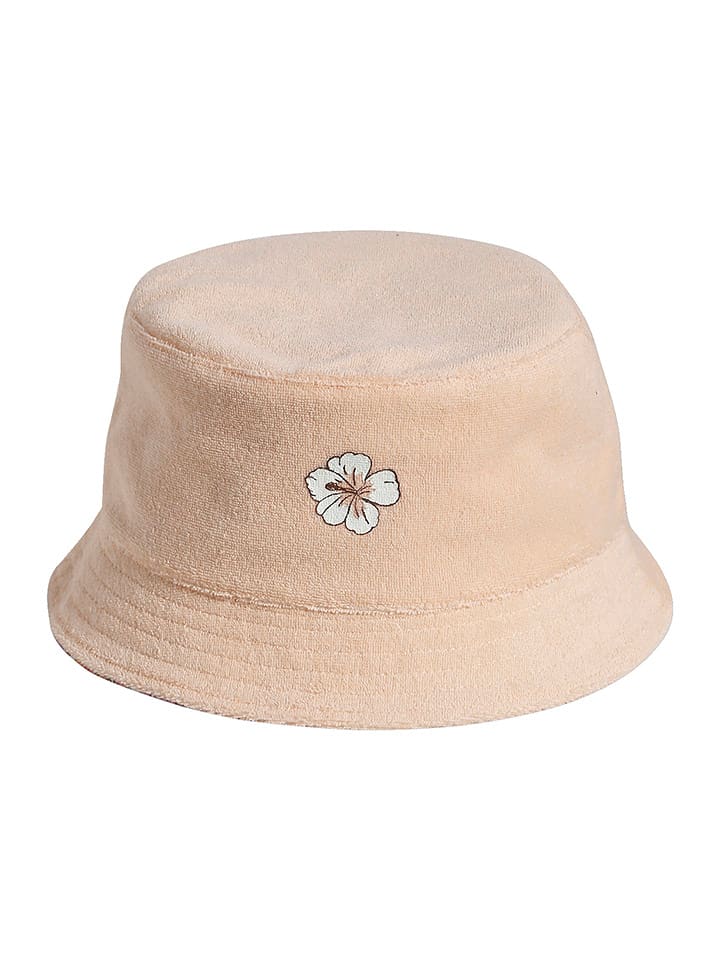 vertbaudet Dwustronny kapelusz w kolorze beżowo-pomarańczowym rozmiar: 152-158