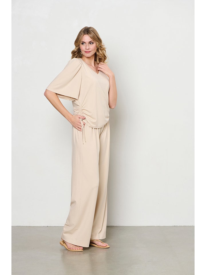 &Co Woman Bluzka "Misha" w kolorze beżowym rozmiar: XL