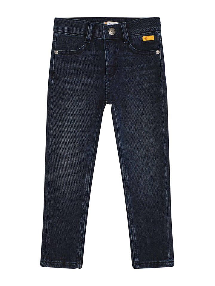 Steiff Dżinsy w kolorze granatowym rozmiar: 128