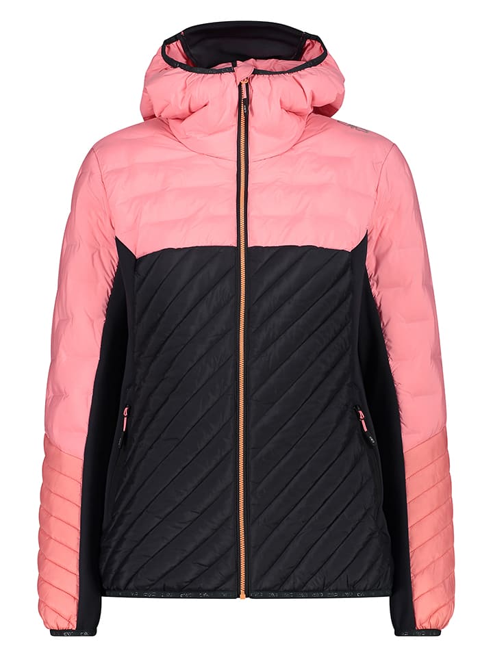 CMP Kurtka hybrydowa w kolorze jasnoróżowo-czarnym rozmiar: 44