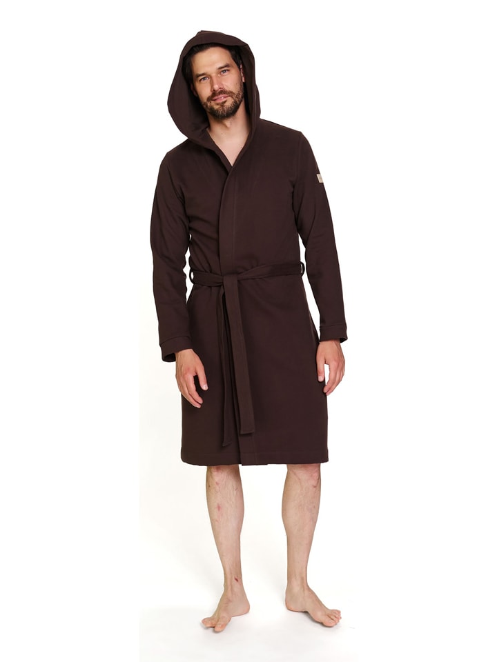 Doctor Nap Szlafrok w kolorze brązowym rozmiar: 3XL
