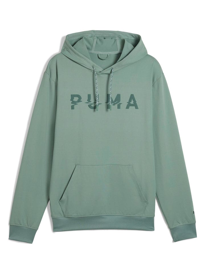 Puma Bluza funkcyjna "Cloudspun" w kolorze zielonym rozmiar: XL