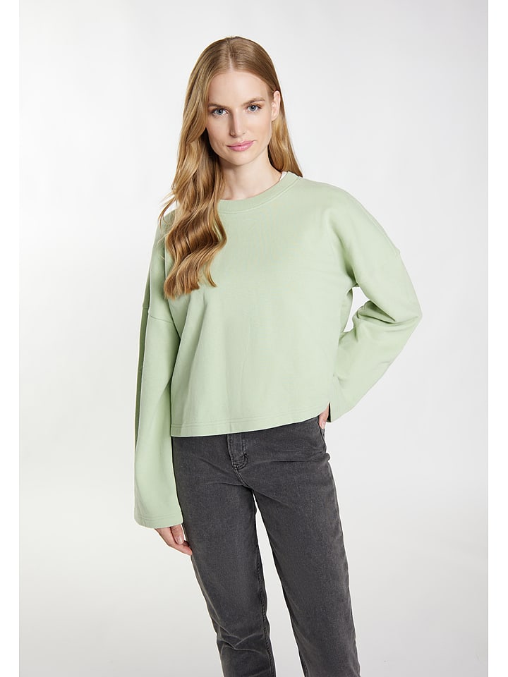 DreiMaster Bluza w kolorze miętowym rozmiar: S